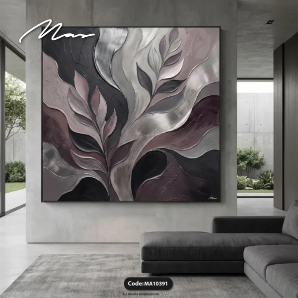 Leaves in Plum