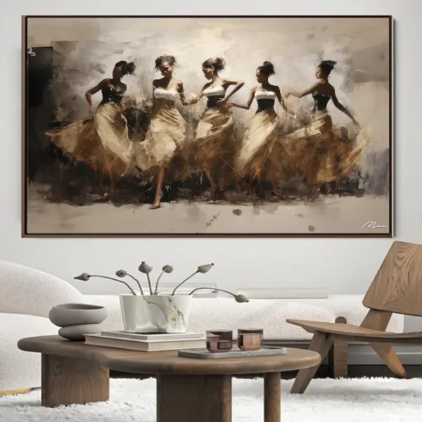 Dancers in Sepia