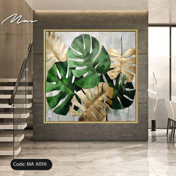 Monstera in Gold