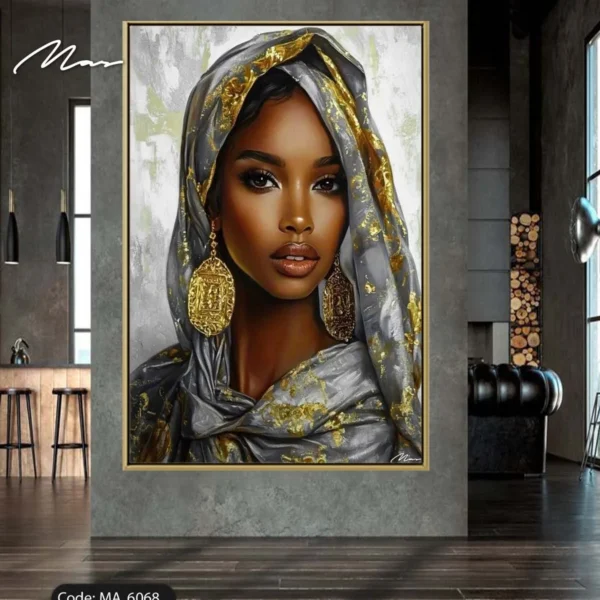 Golden Veil Portrait