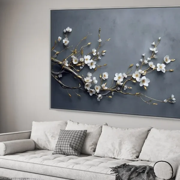 Blossoms in Silver